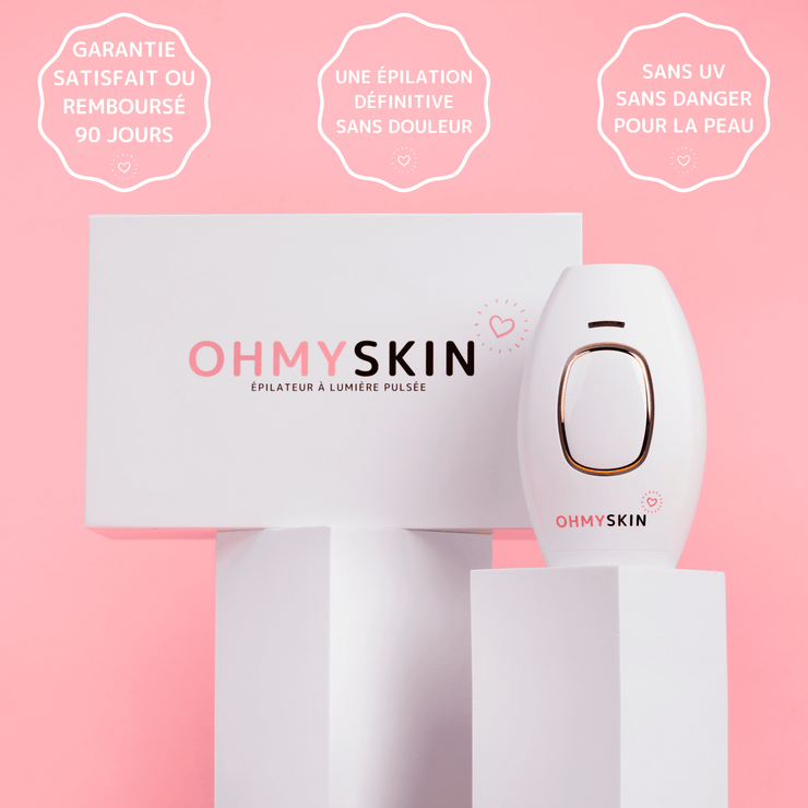Ohmyskin épilateur à lumière pulsée